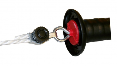 AKO® - Connecteur Rapide Zingué Cordelettes / Fils (Ø 2 - 8 mm. / 4 pièces)
