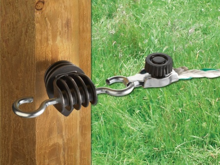 AKO® - Connecteur Rapide Zingué Cordelettes / Fils (Ø 2 - 8 mm. / 4 pièces)