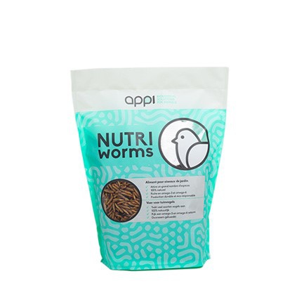APPI - NUTRIworms Aliment compl�mentaire pour oiseaux de jardin et h�rissons