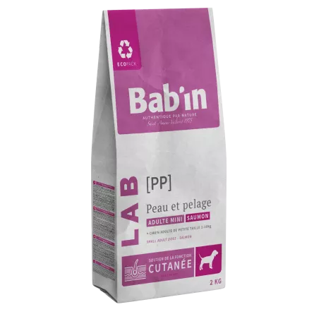 BAB\'IN - LAB Chien ADULTE MINI Peau & Pelage SAUMON
