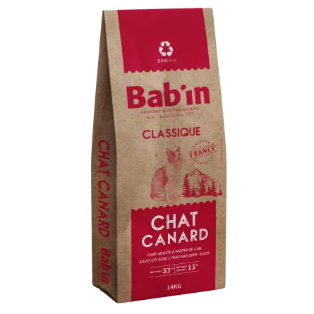 BAB\'IN® - CLASSIQUE Chat Adulte Canard