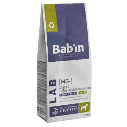 BAB\'IN� - LAB Chien Adulte Toutes Races Sensibilit� Digestive Agneau