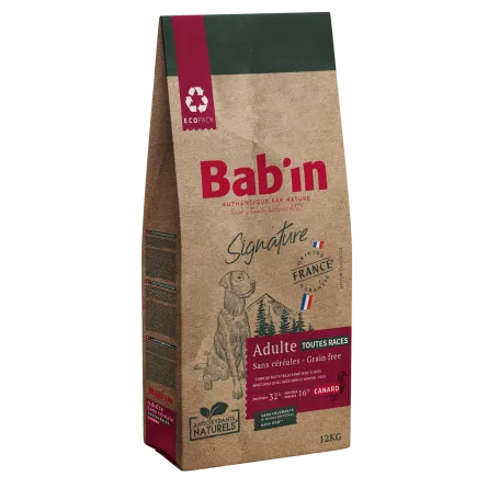 BAB\'IN� - SIGNATURE Adulte (Toutes Races) Sans C�r�ales Canard