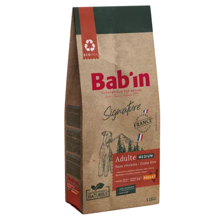 BAB\'IN® - SIGNATURE Adulte Medium Sans Céréales Poulet