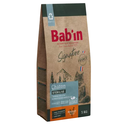 BAB\'IN� - SIGNATURE Chaton Poulet