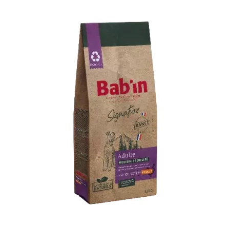 BAB\'IN� - SIGNATURE Medium St�rilis� Poulet