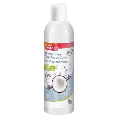 BEAPHAR - Shampooing Stop Puces � la Coco Bio Chien & Chat
