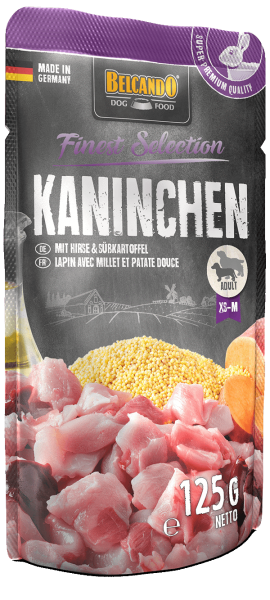 BELCANDO - Finest S�lection Sachet au Lapin avec Millet & Patate Douce