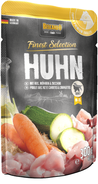 BELCANDO - Finest S�lection Sachet au Poulet avec Riz, Carottes & Courgette
