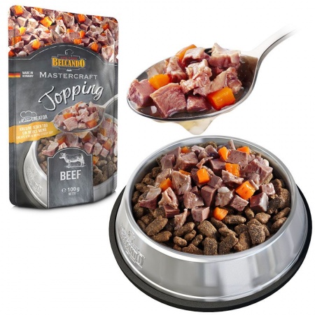 BELCANDO - Mastercraft Topping - Sachet au BOEUF avec Carottes
