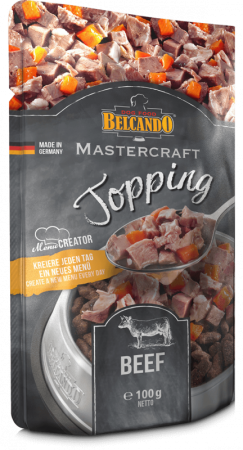 BELCANDO - Mastercraft Topping - Sachet au BOEUF avec Carottes