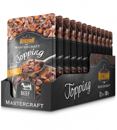 BELCANDO - Mastercraft Topping - Sachet au BOEUF avec Carottes