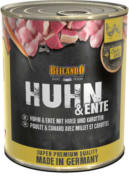 BELCANDO - P�t�e Poulet & Canard avec Millet & Carottes