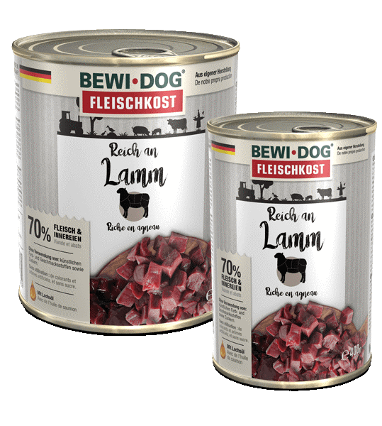 BEWI DOG - P�t�e RICHE EN AGNEAU / Aliment Complet