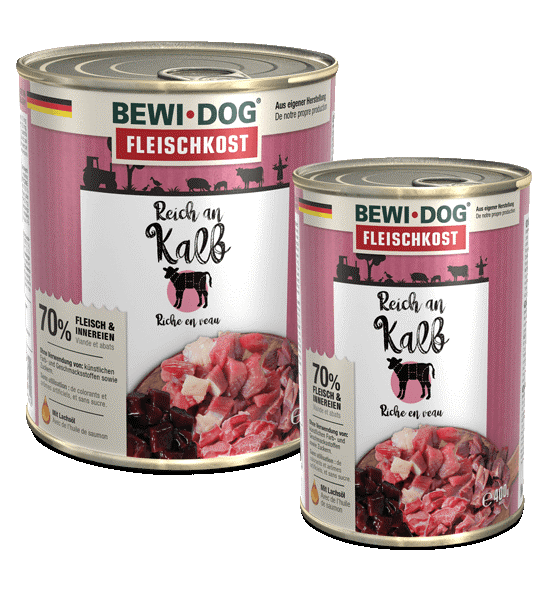 BEWI DOG - P�t�e RICHE EN VEAU / Aliment Complet