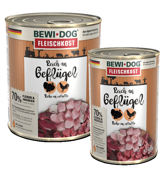 BEWI DOG - P�t�e Riche en volaille (Dinde & Poulet)