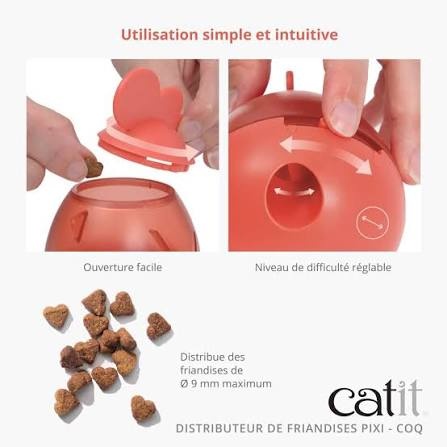 CATIT - PIXI Distributeur de Friandises Coq