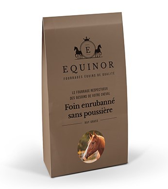 EQUINOR - Foin enrubann� sans poussi�re - Ray Grass