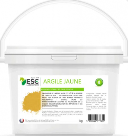 ESC LABORATOIRE - Argile Jaune - Hygi&egrave;ne cutan&eacute;e en milieu humide