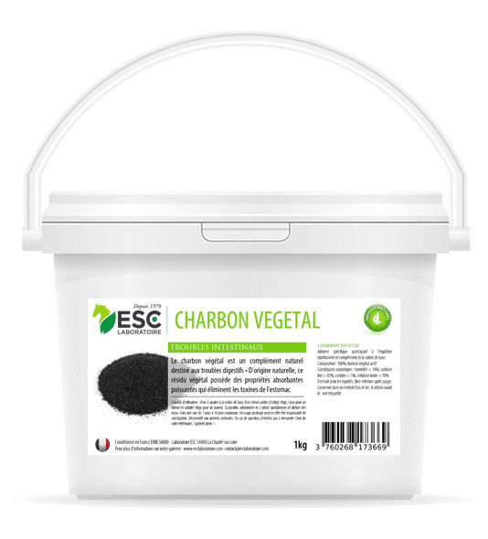 ESC LABORATOIRE - Charbon V�g�tal - 1kg