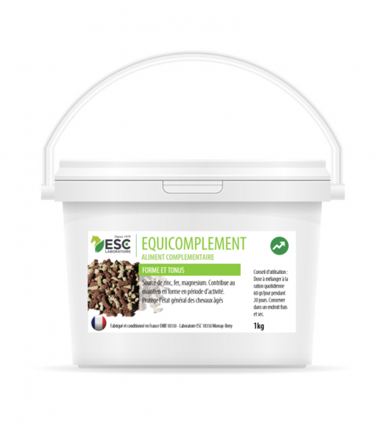 ESC LABORATOIRE - Equicompl�ment, source de s�l�nium magn�sium et zinc (CMV cheval au pr� au ou box)