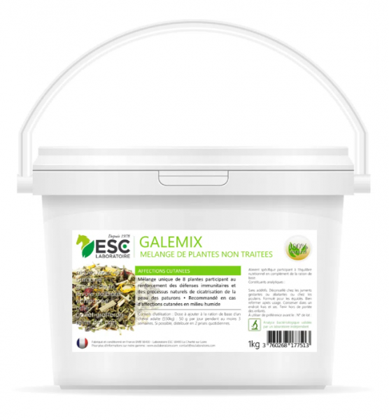 ESC LABORATOIRE - GALEMIX - Irritations cutan�es cheval - M�lange de plantes