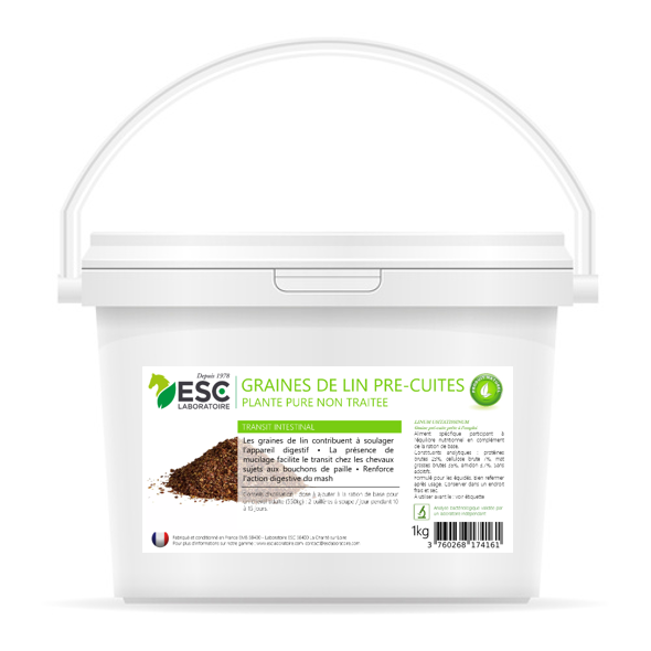 ESC LABORATOIRE - Graines de Lin Pr�-Cuites / Om�ga 3, Transit Intestinal