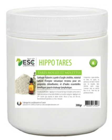ESC LABORATOIRE - HIPPO TARES � Soin � base d�argile d�toxifiante � Tares molles et molettes cheval