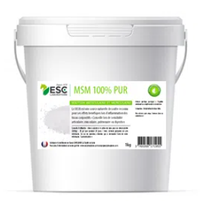 ESC LABORATOIRE - MSM 100% Pur - Soutien des articulations cheval et des tissus conjonctifs
