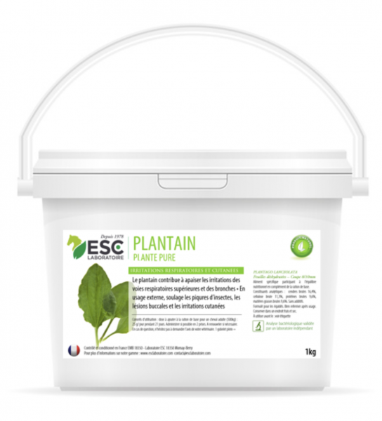 ESC LABORATOIRE - Plantain, respiration et irritations cutan�es plante pure
