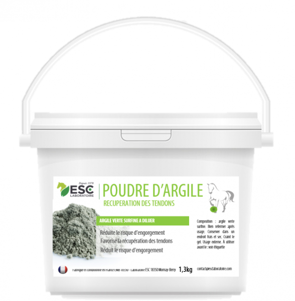 ESC Laboratoire - Poudre d\'Argile verte (R�cup�ration des Tendons)