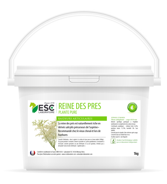 ESC LABORATOIRE - Reine des Pr�s Plante Pure (Douleurs, Fourbures & Raideurs du Cheval)