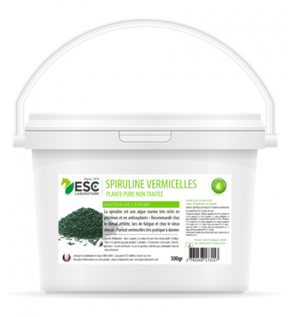 ESC Laboratoire - Spiruline en Vermicelles (R&eacute;sistance &agrave; l\'Effort & Apport de Prot&eacute;ines)