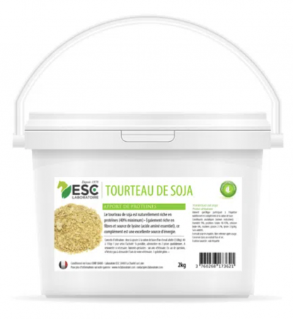 ESC LABORATOIRE - TOURTEAU DE SOJA SANS OGM � Apport en prot&eacute;ines et soutien &eacute;nerg&eacute;tique pour chevaux