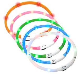 FLAMINGO - Collier LED Visio Light Chien