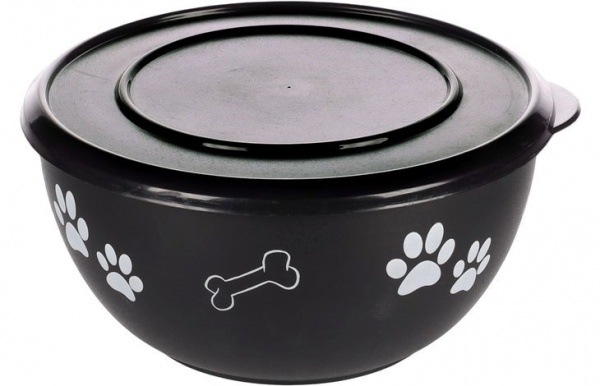 FLAMINGO - Gammelle avec couvercle pour nourriture int�rieur inox Kena