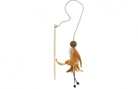 FLAMINGO - Jouet Chat Canne à Pêche Balle