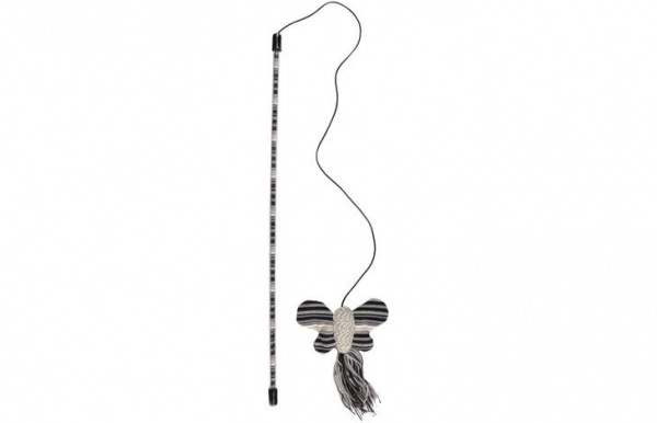 FLAMINGO - Jouet Chat Canne � p�che Papillon