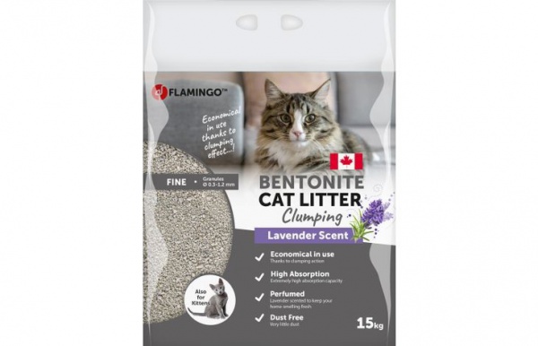FLAMINGO - Liti�re Agglom�rante Bentonite Sans Poussi�re