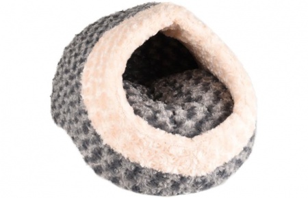 FLAMINGO - Panier Chat Igloo (gris)