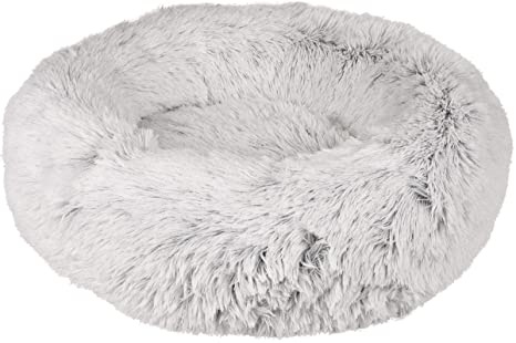 FLAMINGO - Panier Chat Rond Blanc
