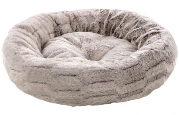 FLAMINGO - Panier rond �l�gance (gris clair)