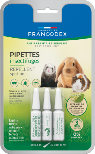 FRANCODEX� - Pipettes Insectifuges rongeurs