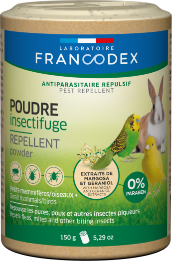 FRANCODEX� - Poudre Insectifuge petits mammif�res