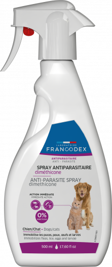 FRANCODEX� - Spray Antiparasitaire au Dim�thicone Chien & Chat