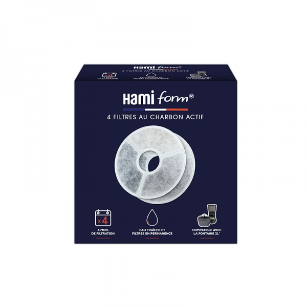 HAMI form� - Filtres (X4) pour Fontaine � Eau 2L