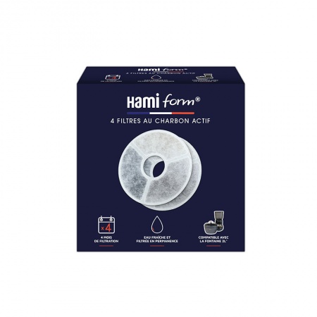 HAMI form® - Filtres (X4) pour Fontaine à Eau 2L