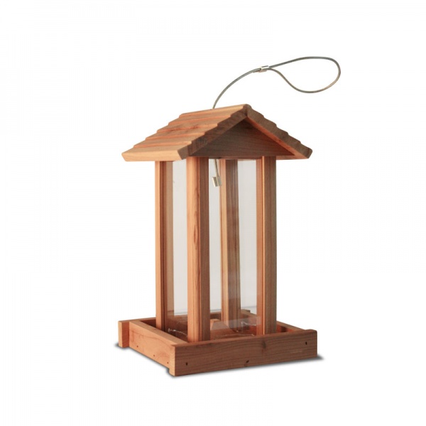 HAMI form� - Mangeoire � Oiseaux T�R en C�dre Rouge