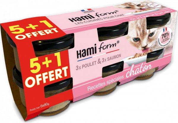 HAMIFORM - \ Les Cuisin�s\  - Pack de recette pour chaton x 6