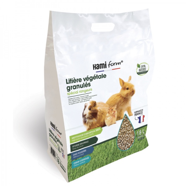 HAMIFORM - Liti�re V�g�tale Granul�s Sp�cial Rongeurs